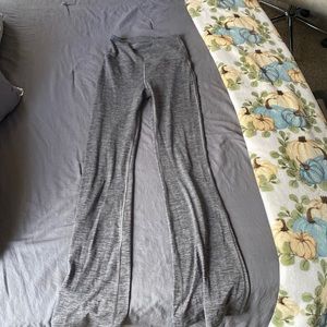Lululemon heather gray align groove pants. (Flair leggings).